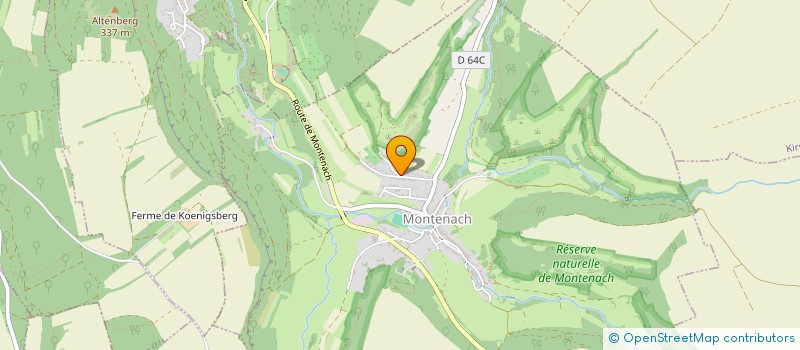 localisation de l'entreprise MADAME FANNY PAPILE  MONTENACH