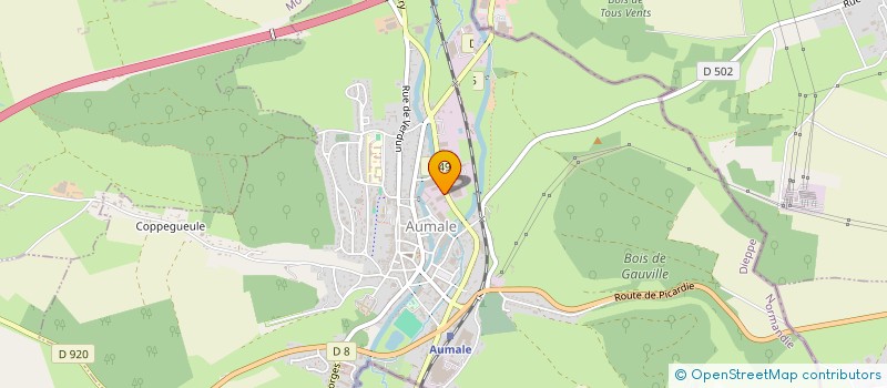 localisation de l'entreprise MADAME FANNY PAPORE  AUMALE