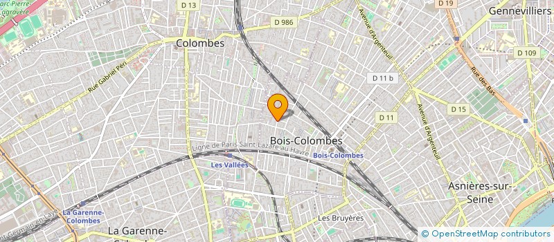 localisation de l'entreprise MADAME FANNY PARENTY à BOIS-COLOMBES