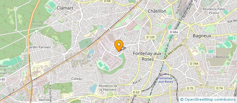 localisation de l'entreprise MADAME FANNY PARGANIN à FONTENAY AUX ROSES