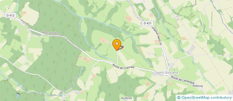 localisation de l'entreprise MADAME FANNY PATURLANNE  COARRAZE