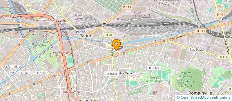 localisation de l'entreprise MADAME FANNY PAULY  PANTIN