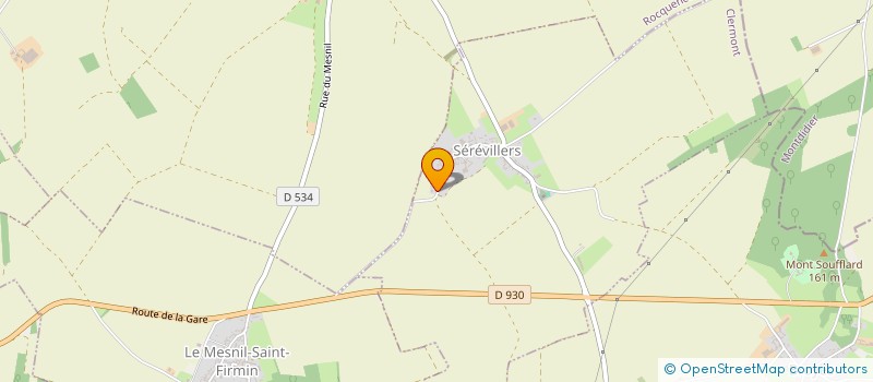 localisation de l'entreprise MADAME FANNY PAUWELS à SEREVILLERS