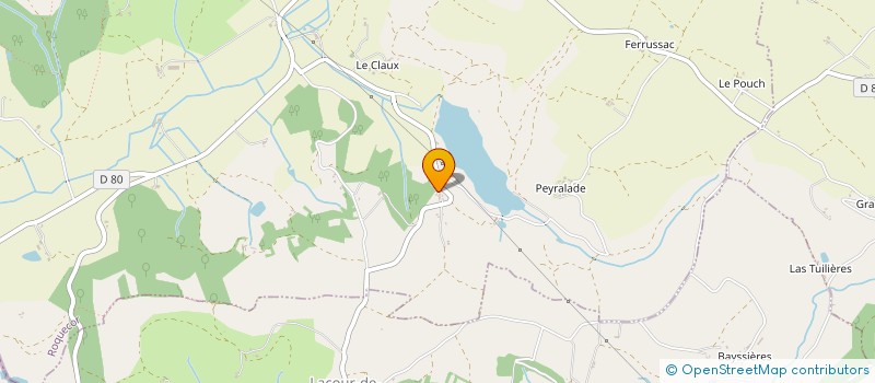 localisation de l'entreprise MADAME FANNY PECCOLO  ROQUECOR