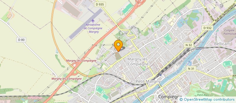 localisation de l'entreprise MADAME FANNY PELLETIER  MARGNY-LES-COMPIEGNE