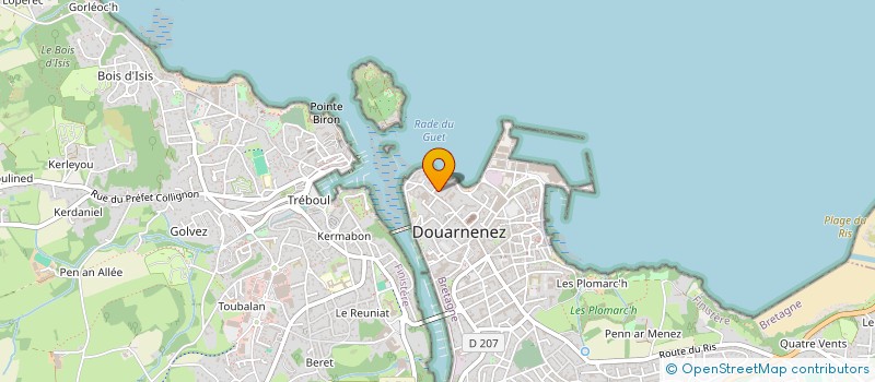 localisation de l'entreprise MADAME FANNY PENIN à DOUARNENEZ