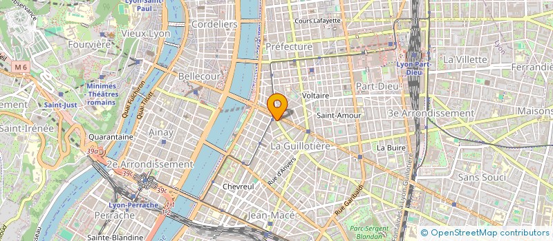 localisation de l'entreprise MADAME FANNY PERRET  LYON