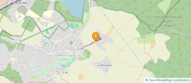 localisation de l'entreprise MADAME FANNY PERRIN  LE MESNIL-SAINT-DENIS