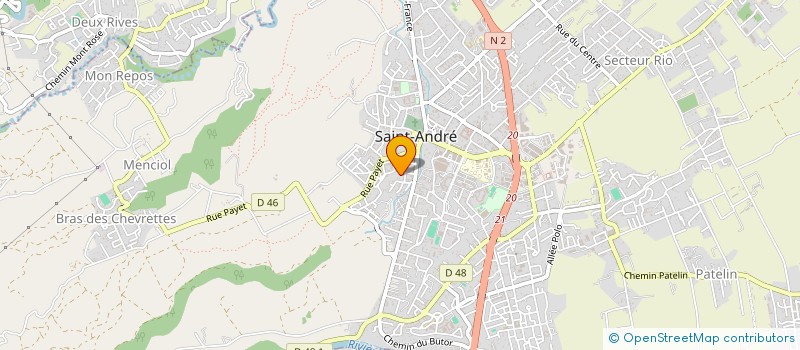 localisation de l'entreprise MADAME FANNY PERRINE  SAINT-ANDRE