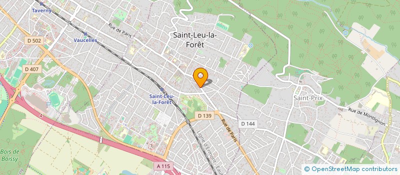 localisation de l'entreprise MADAME FANNY PERRON  SAINT-LEU-LA-FORET