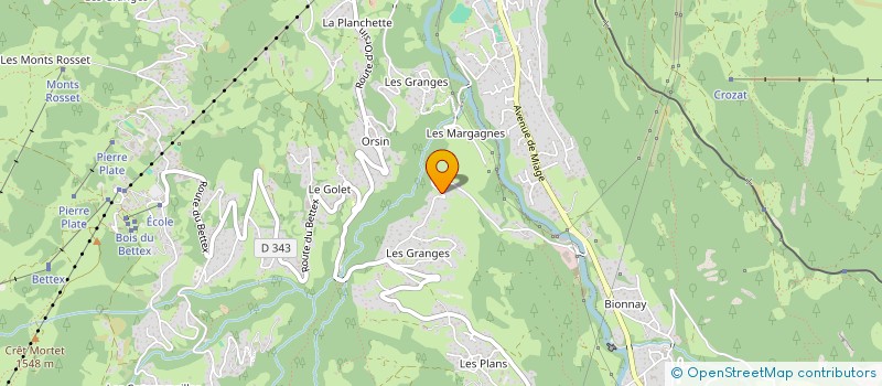 localisation de l'entreprise MADAME FANNY PETITJEAN  SAINT-GERVAIS-LES-BAINS