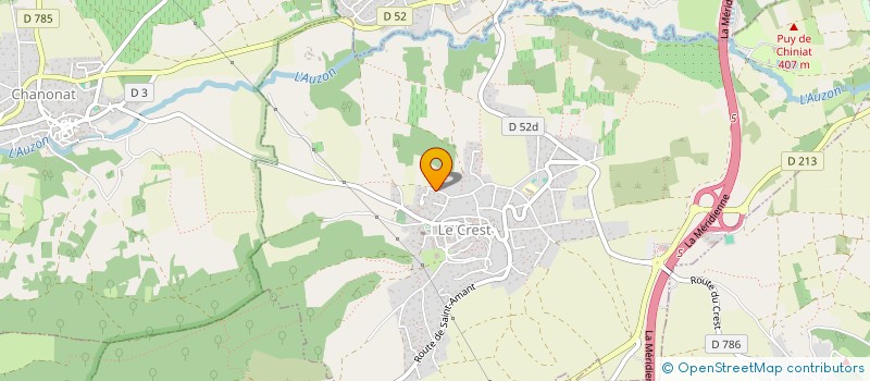 localisation de l'entreprise MADAME FANNY PFALZGRAF  LE CREST