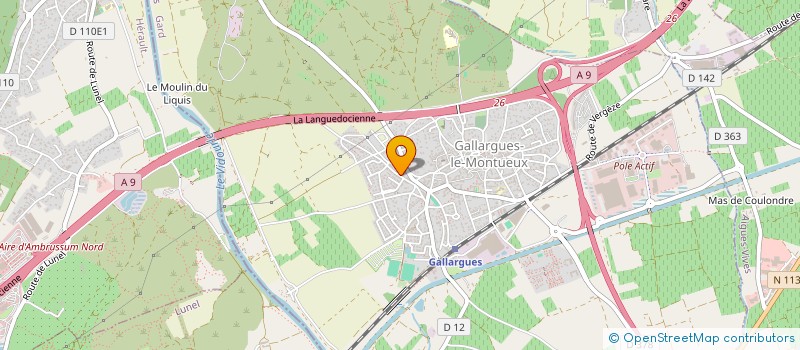 localisation de l'entreprise MADAME FANNY PFISTER à GALLARGUES-LE-MONTUEUX