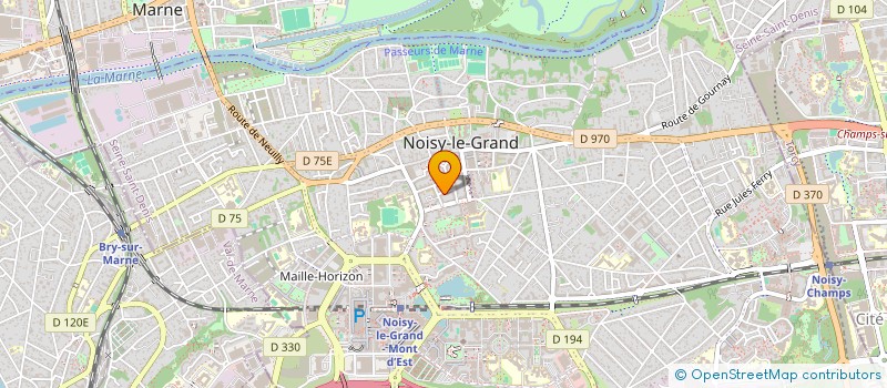 localisation de l'entreprise MADAME FANNY PHILIPPOT à NOISY-LE-GRAND