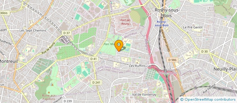 localisation de l'entreprise MADAME FANNY PICHARD à MONTREUIL