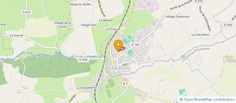 localisation de l'entreprise MADAME FANNY PICON  LA HAYE-PESNEL