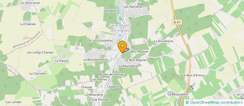 localisation de l'entreprise MADAME FANNY PIEPLU à SAINT-OUEN-LES-VIGNES