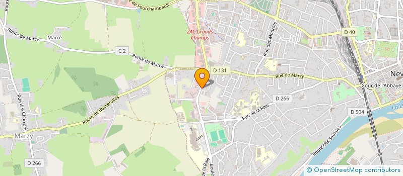 localisation de l'entreprise MADAME FANNY PIGEAT à NEVERS