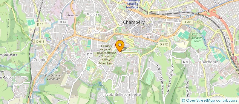 localisation de l'entreprise MADAME FANNY PITOULARD  CHAMBERY