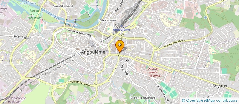 localisation de l'entreprise MADAME FANNY PLAZEN à ANGOULEME