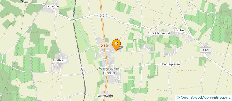 localisation de l'entreprise MADAME FANNY PLISSONNEAU  ST JEAN D'ANGELY