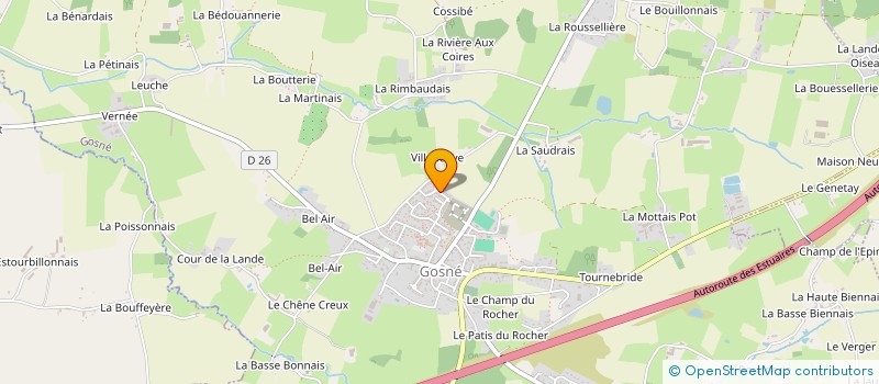 localisation de l'entreprise MADAME FANNY PLOUZENNEC à GOSNE