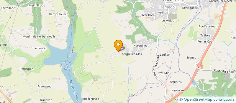 localisation de l'entreprise MADAME FANNY POINCLOUX  TREMEOC