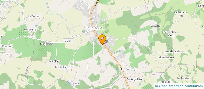 localisation de l'entreprise MADAME FANNY PONCHANT  SAINT-CERNIN-DE-LABARDE