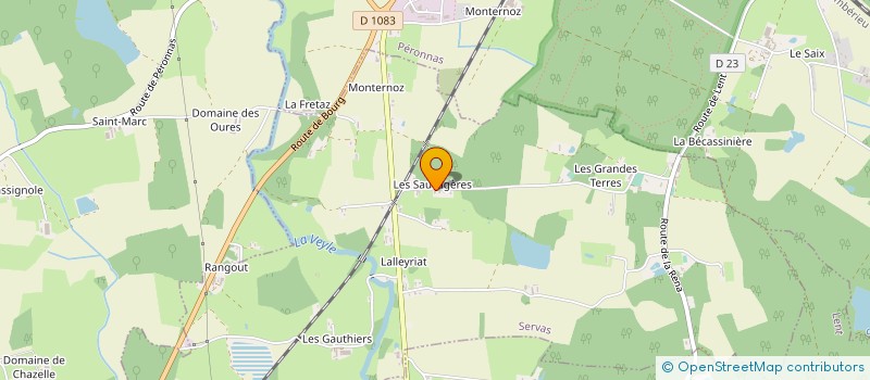 localisation de l'entreprise MADAME FANNY PONCIN  SERVAS