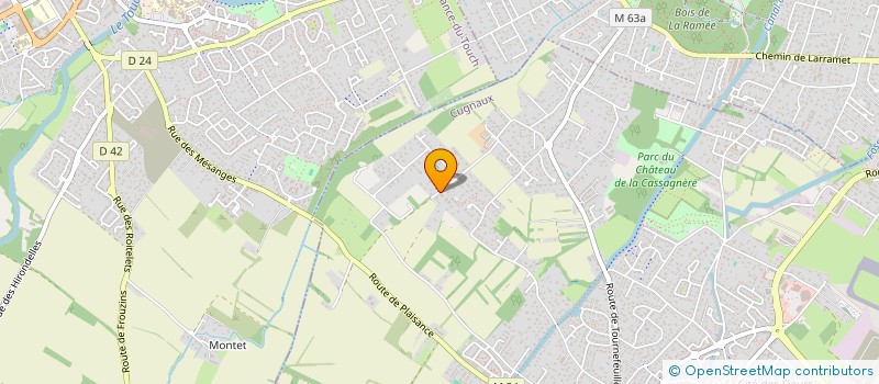 localisation de l'entreprise MADAME FANNY PORTES  CUGNAUX