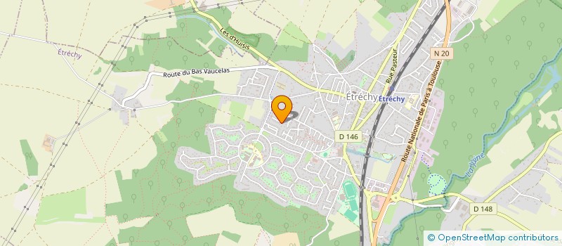 localisation de l'entreprise MADAME FANNY PORTIER  ETRECHY