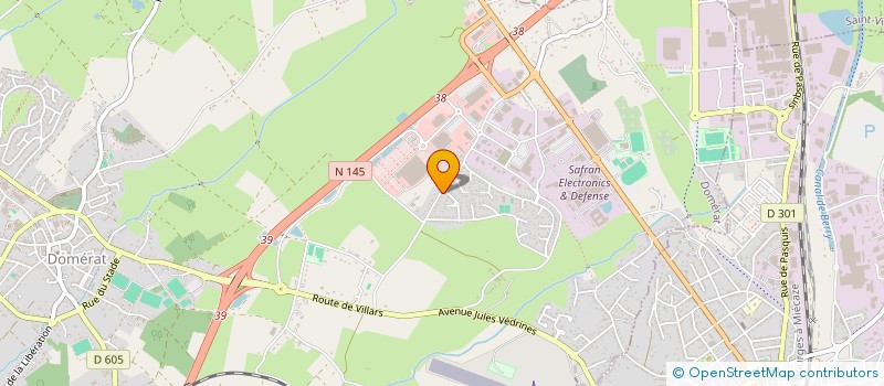 localisation de l'entreprise MADAME FANNY POUBEAU à DOMERAT