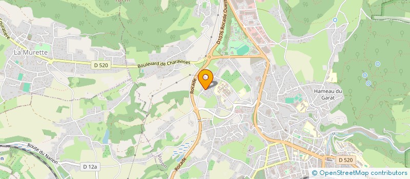 localisation de l'entreprise MADAME FANNY POUVEL  VOIRON