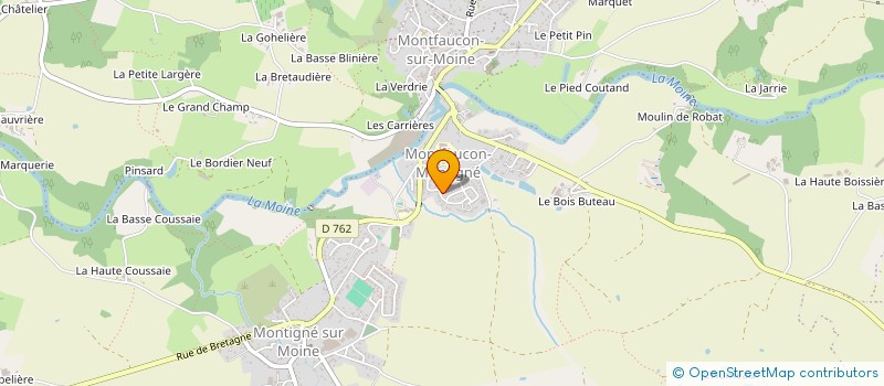 localisation de l'entreprise MADAME FANNY PRADEAU à SEVREMOINE