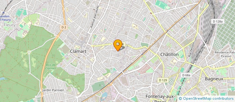 localisation de l'entreprise MADAME FANNY PUAUD à CLAMART
