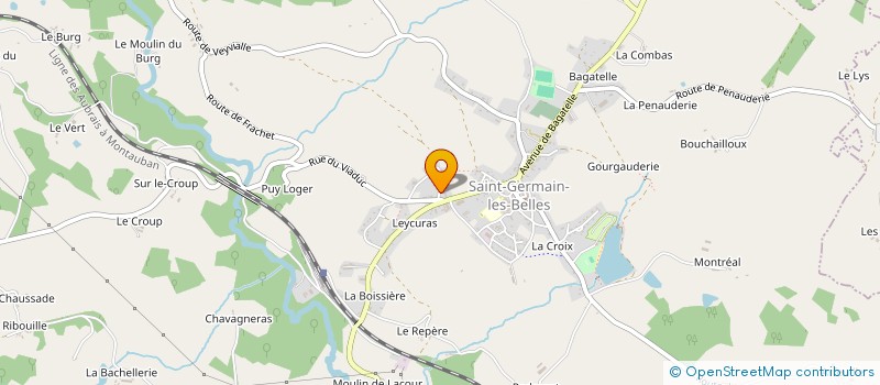 localisation de l'entreprise MADAME FANNY QUINTANE  PIERRE-BUFFIERE