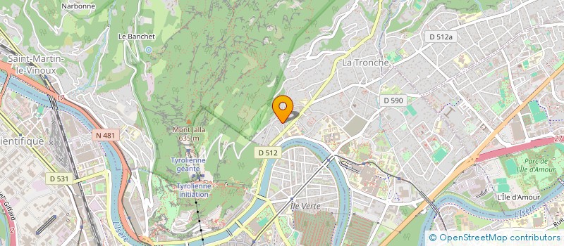 localisation de l'entreprise MADAME FANNY QUOY  LA TRONCHE