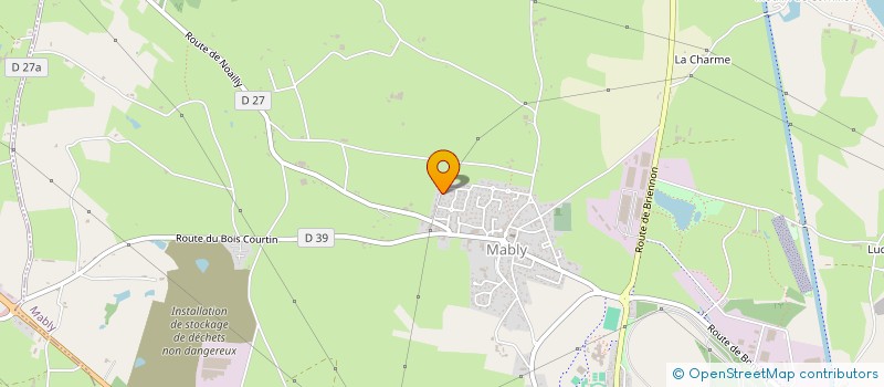 localisation de l'entreprise MADAME FANNY RABAUD  MABLY