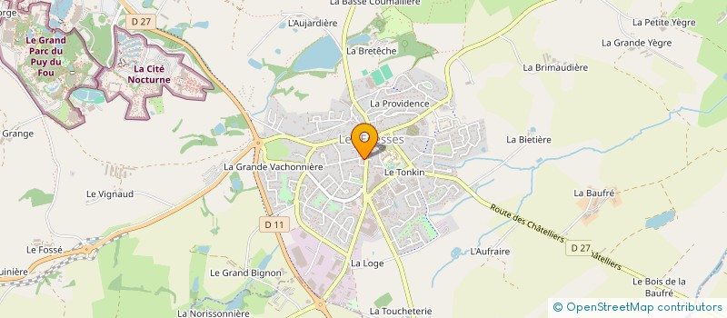 localisation de l'entreprise MADAME FANNY RABILLER à LES EPESSES