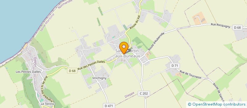 localisation de l'entreprise MADAME FANNY RAGUIN  SAINT-MARTIN-AUX-BUNEAUX