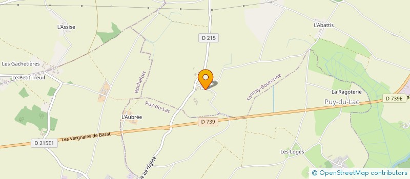 localisation de l'entreprise MADAME FANNY RAIGNIER à TONNAY-BOUTONNE