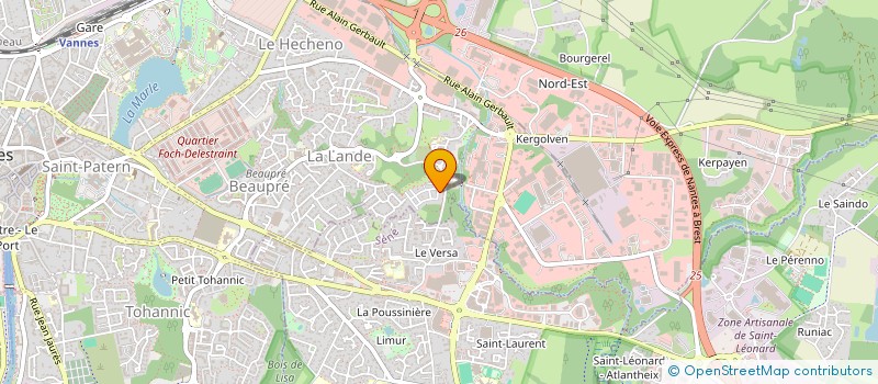 localisation de l'entreprise MADAME FANNY RAMILLON à VANNES