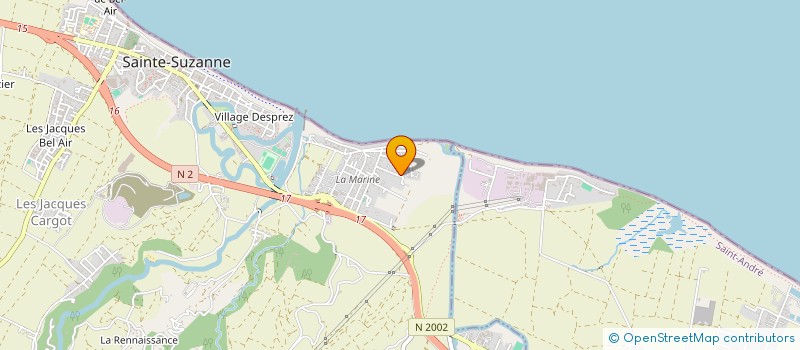 localisation de l'entreprise MADAME FANNY RAMY-SEPAN  SAINTE-SUZANNE