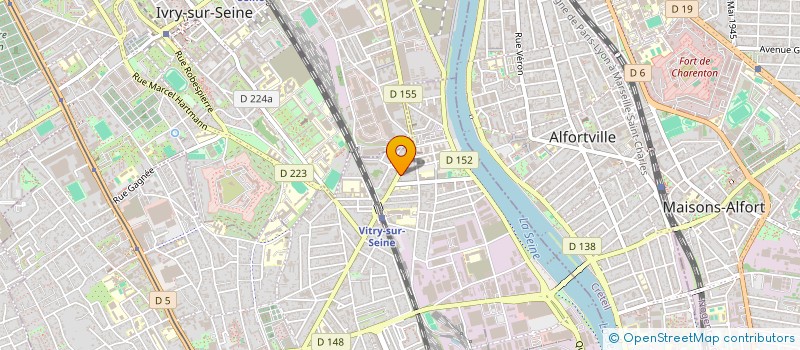 localisation de l'entreprise MADAME FANNY RANTOANISON  VITRY-SUR-SEINE