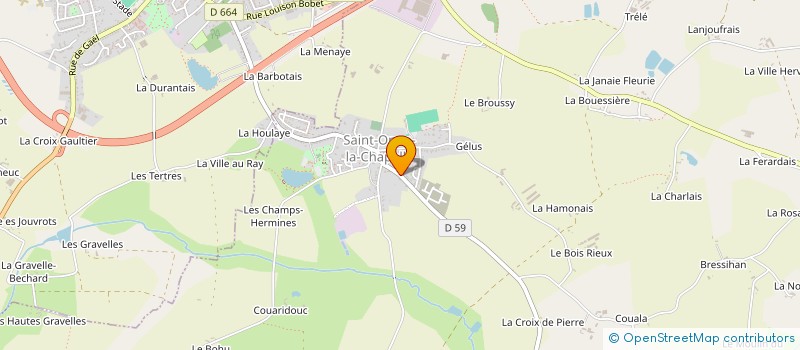 localisation de l'entreprise MADAME FANNY RAUD  SAINT-ONEN-LA-CHAPELLE