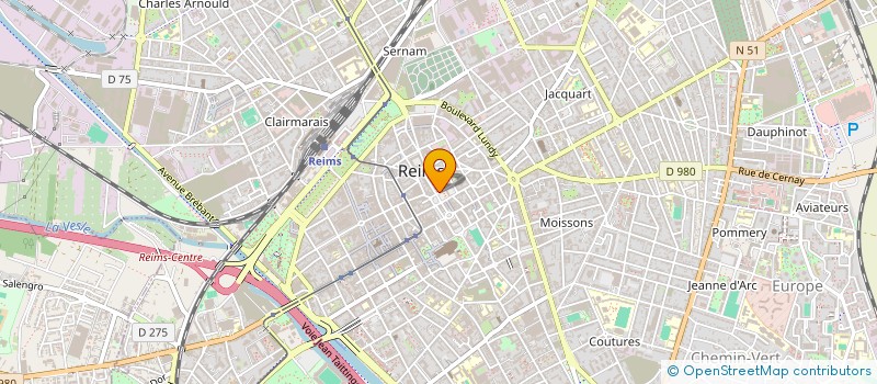 localisation de l'entreprise MADAME FANNY REMY  REIMS