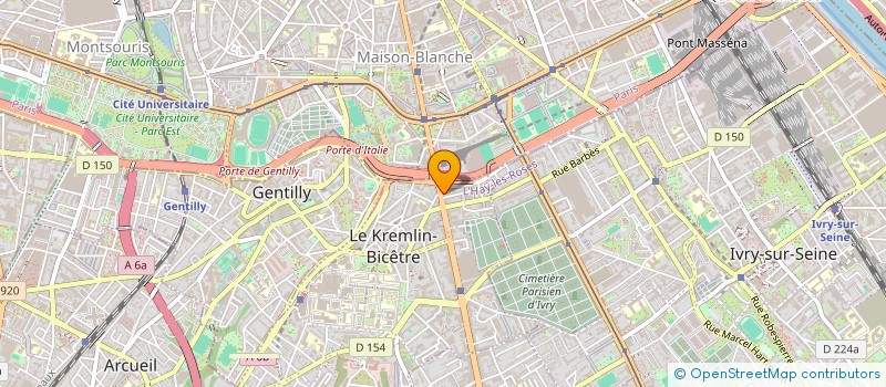 localisation de l'entreprise MADAME FANNY RENAUDIN  LE KREMLIN-BICETRE