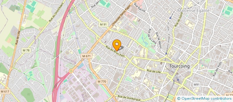 localisation de l'entreprise MADAME FANNY RETOURNE à TOURCOING