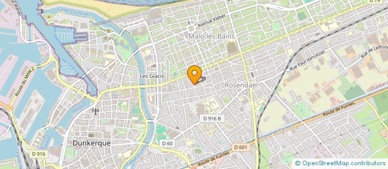 localisation de l'entreprise MADAME FANNY REVILLON à DUNKERQUE