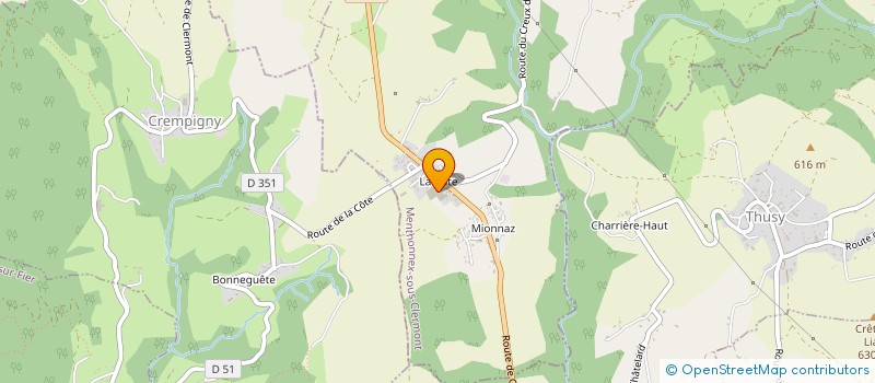 localisation de l'entreprise MADAME FANNY REY-GAUREZ  MENTHONNEX-SOUS-CLERMONT